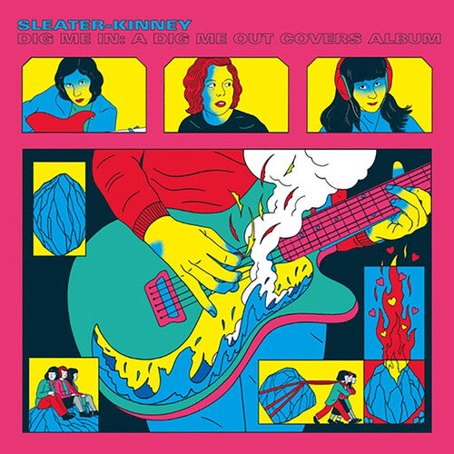 レアSLEATER-KINNEY / DIG ME IN オリジナル レコード Sleater-Kinney - Dig Me In: A Dig Me Out Covers Album (Blue Green