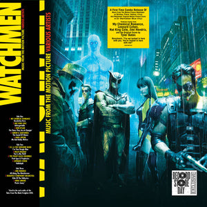 Tyler Bates and Various Artists   - Music from the Motion Picture Watchmen (3LP "Smiley Face" Yellow Vinyl)