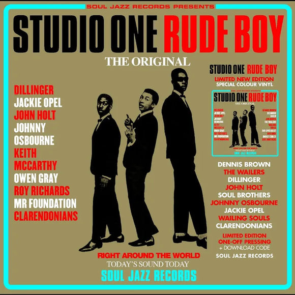 Soul Jazz Records presents  -  Studio One Rude Boy 2LP
