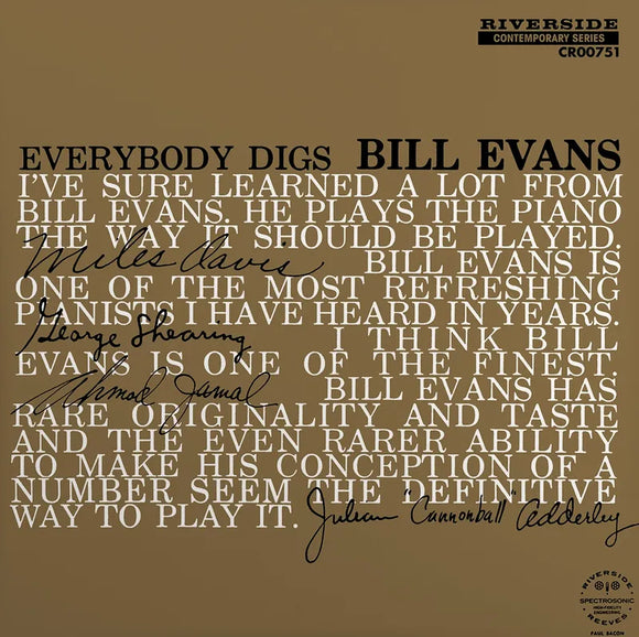 Bill Evans  - Everybody Digs Bill Evans