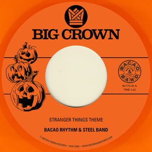 Bacao Rhythm & Steel Band - Stranger Things Theme b/w Halloween Theme (Pumpkin Orange Vinyl 7")