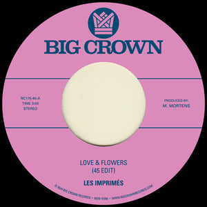 Les Imprimes - Love & Flowers (45 Edit) / You (7" Single)