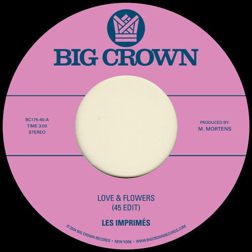 Les Imprimes - Love & Flowers (45 Edit) / You (7