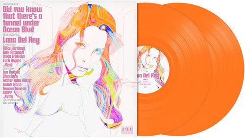 Lana Del Rey - Did You Know That There's A Tunnel Under Ocean Blvd (Coachella Edition Alternate Cover & Orange Vinyl)