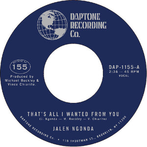 Jalen Ngonda - That's All I Wanted From You / So Glad I Found You (7" Single)