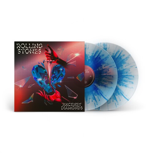 The Rolling Stones - Hackney Diamonds (1 Year Anniversary Clear & Blue Splatter Vinyl)