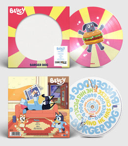 Bluey - Burger Dog / Bluey Theme Tune - Limited Picture Disc 7-Inch Vinyl