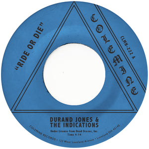 Durand Jones & The Indications - Ride or Die / More Than Ever 7" (Opaque Red Vinyl)