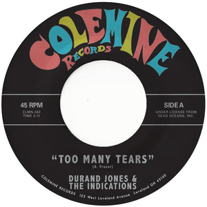 Durand Jones & The Indications - Too Many Tears / Cruisin' to the Parque (7" Single)