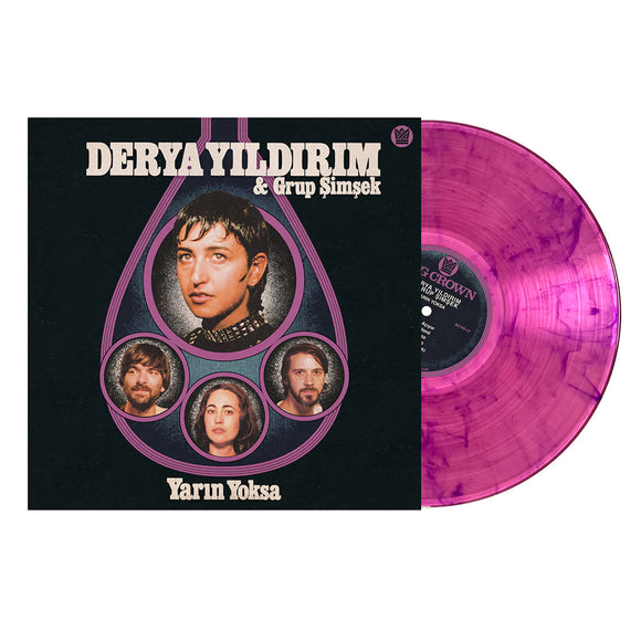 Derya Yıldırım & Grup Şimşek - Yarın Yoksa (Clear Pink Vinyl w/ Purple Smoke Vinyl)