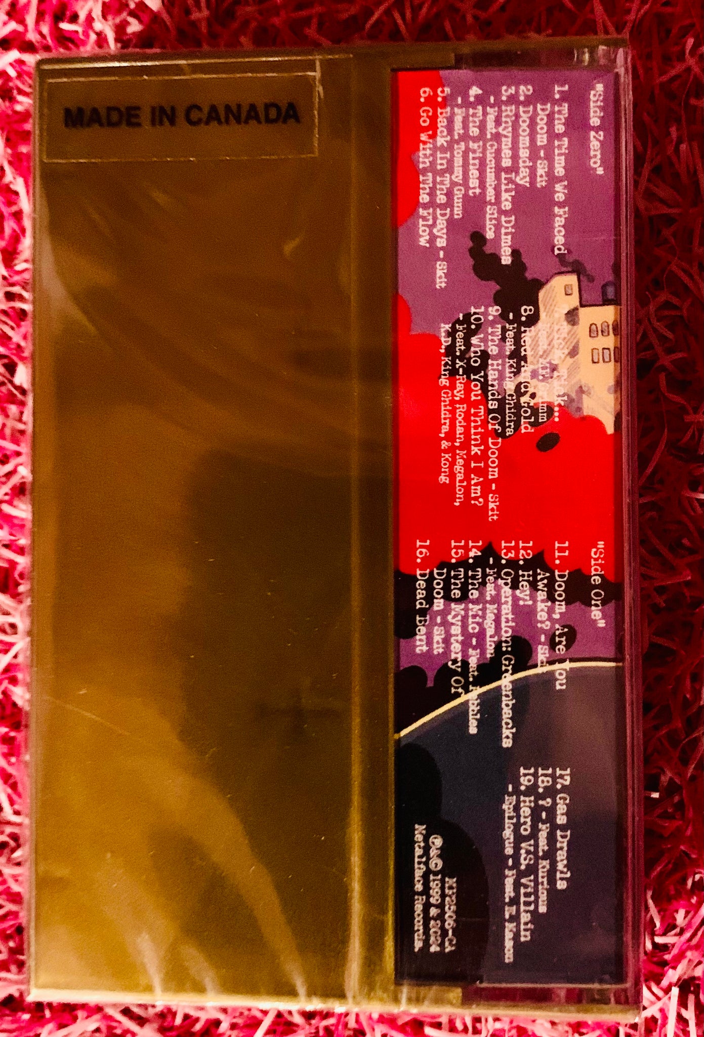 MF Doom - Operation: Doomsday 25th Anniversary (Gold Cassette MF Doom - Operation: Doomsday 25th Anniversary (Gold Cassette