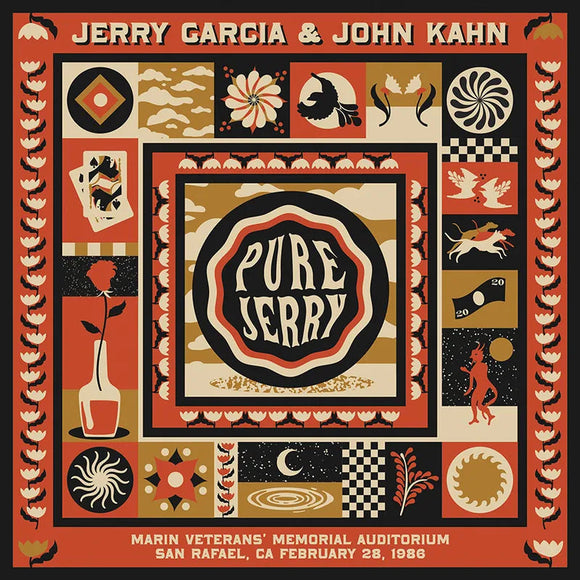 Jerry Garcia & John Kahn  - Pure Jerry: Marin Veterans Memorial Auditorium, San Rafael, CA - February 28, 1986 (2LP)