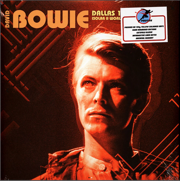 David Bowie - DALLAS 1978 - ISOLAR II WORLD TOUR (2LP YELLOW VINY)