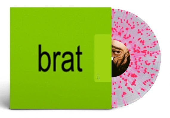 Charli XCX - BRAT (Indie Exclusive Clear Pink Splatter Vinyl)
