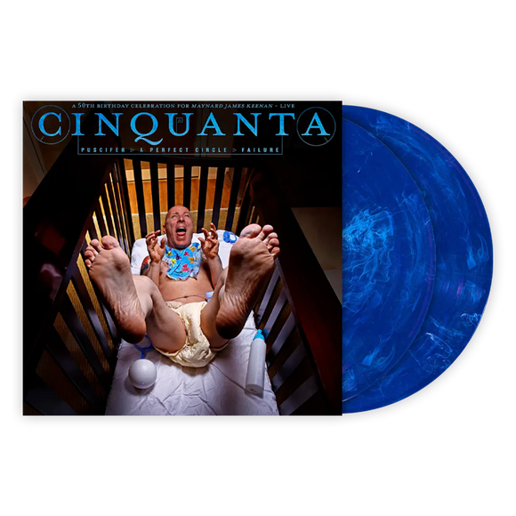 Puscifer, A Perfect Circle, Failure - Cinquanta Live (Clear Blue White Swirl Vinyl)