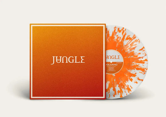Jungle - Volcano (Indie Exclusive, Limited Edition Heavy Splatter Transparent & Orange Vinyl)