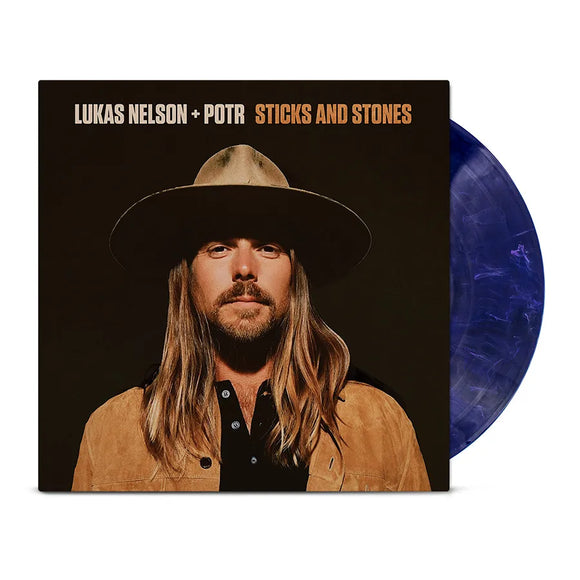 Lukas Nelson & Promise of the Real - Sticks And Stones (Indie Exclusive, Limited Edition Dark Blue w/ White Swirl Vinyl)