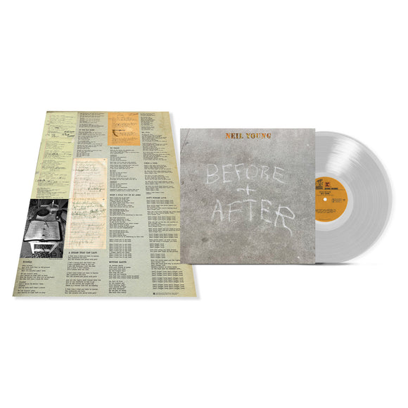 Neil Young - Before and After (Indie Exclusive, Limited Edition Clear Vinyl) LP