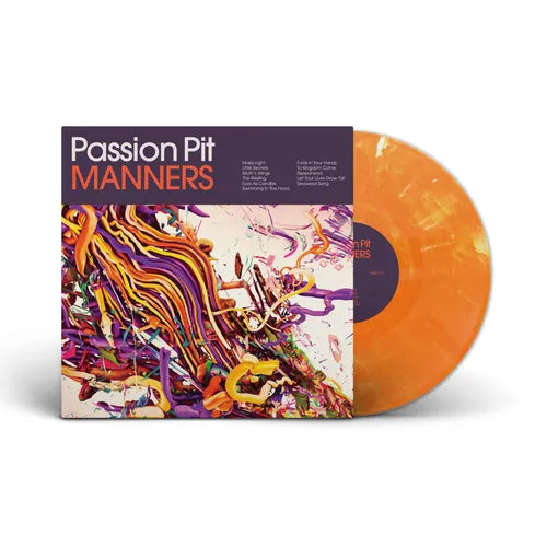 Passion Pit - Manners (15th Anniversary) (Indie Exclusive Orange Marble Vinyl) {PRE-ORDER}