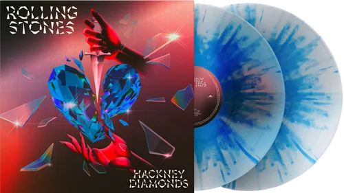 The Rolling Stones - Hackney Diamonds (1 Year Anniversary 2LP Blue Splatter Clear Opaque) {PRE-ORDER}