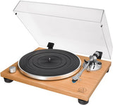 Audio Technica AT-LPW30TKR Turntable - Fully Manual - Belt Drive - 33/45 RPM Speeds - Built-in Switchable Pre-Amp
