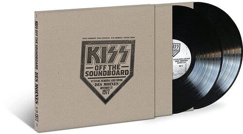 KISS - Off The Soundboard: Live In Des Moines 1977 (Black Vinyl)