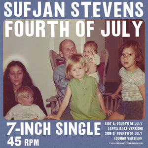 Sufjan Stevens - Fourth Of July 7" (Red Vinyl)