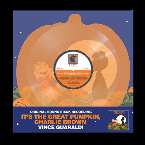 Vince Guaraldi - It's the Great Pumpkin, Charlie Brown (Original Soundtrack Recording) (Clear Orange Pumpkin Die Cut Vinyl)