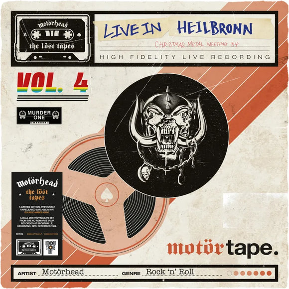 Motorhead  - Lost Tapes, Vol. 4 (Live In Heilbronn 1984)
