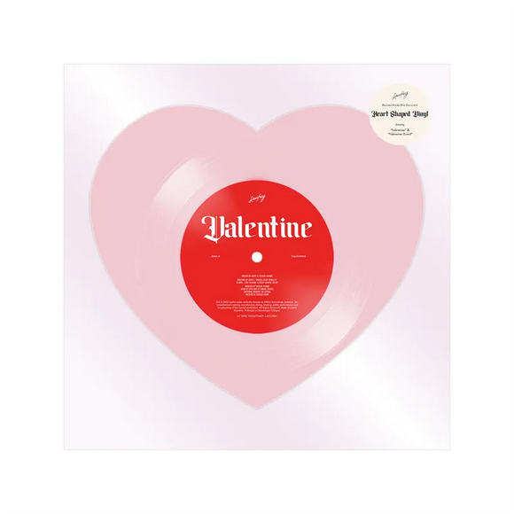 Laufey  - Valentine (Heart Shaped Pink Vinyl)