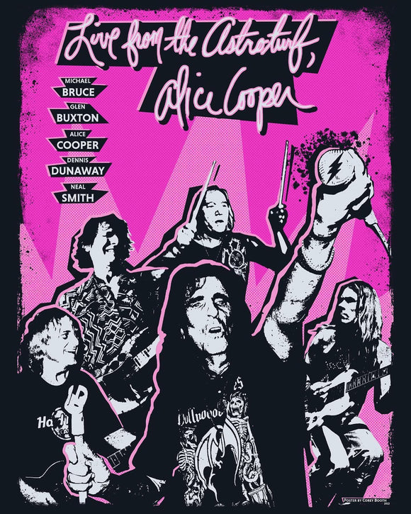 Alice Cooper Line Up Poster