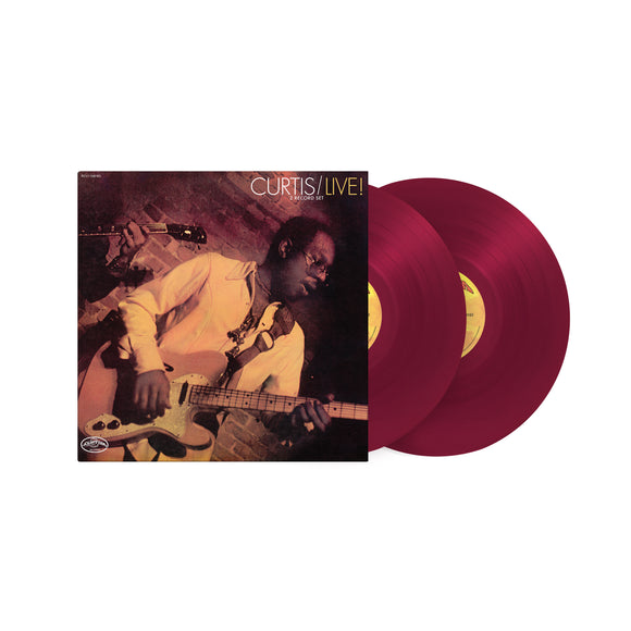 Curtis Mayfield - Curtis LIVE! (2LP Fruit Punch Vinyl)
