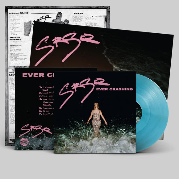 SRSQ - Ever Crashing (Indie Exclusive Blue Seaglass Wave Vinyl LP-LTD Edition of 500)