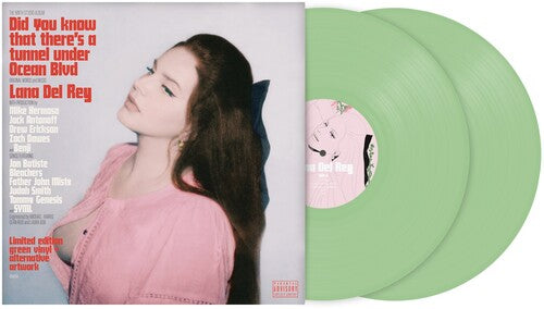 Lana Del Rey - Did You Know That There's A Tunnel Under Ocean Blvd (Indie Exclusive, Limited Edition 2LP Light Green Vinyl)