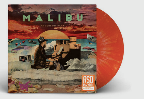Anderson Paak - Malibu (White Splatter On Orange Vinyl