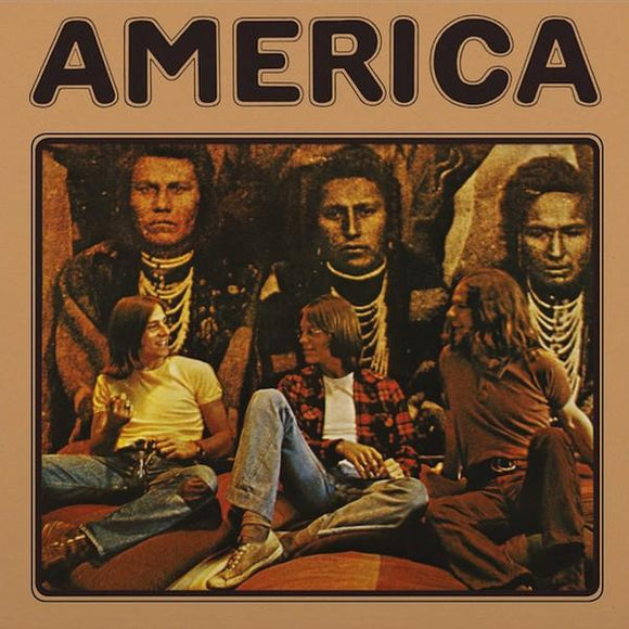 America - America (Flaming Gold Coloured Vinyl Numbered) - Good Records To Go