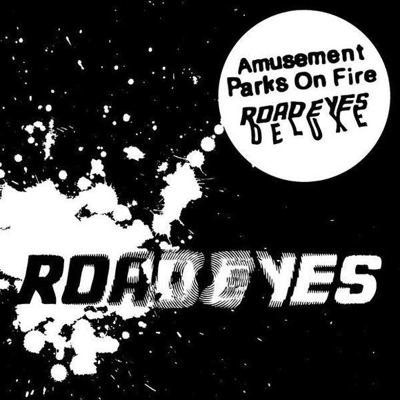 Amusement Parks On Fire - Road Eyes (Deluxe Clear w/ Black Splatter) - Good Records To Go
