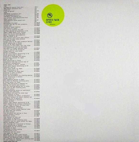 Aphex Twin - Syro - Good Records To Go