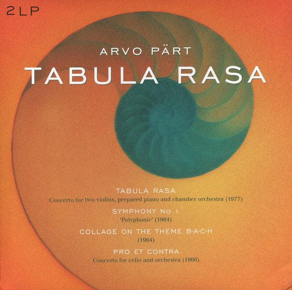 Arvo Pärt - Tabula Rasa - Good Records To Go