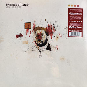 Bartees Strange - Live Forever (Black with Bone & Red Splatter Vinyl-Limited to 1,000) - Good Records To Go