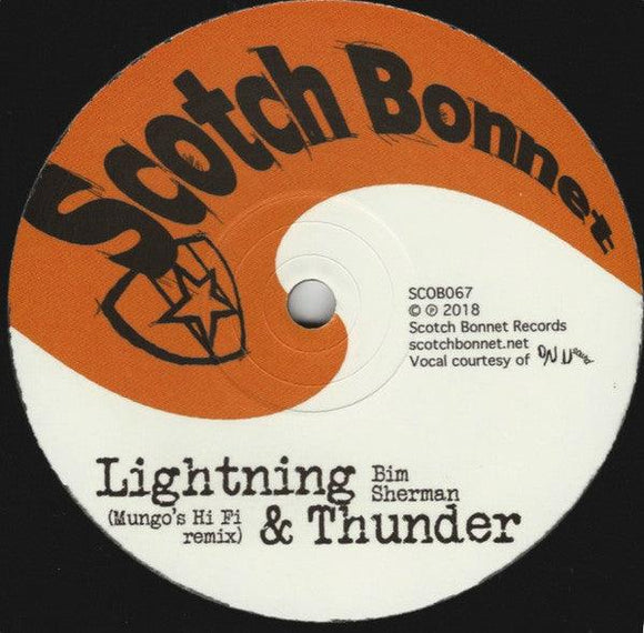 Bim Sherman / Mungo's Hi-Fi - Lightning & Thunder / Thunderclap Dub - Good Records To Go