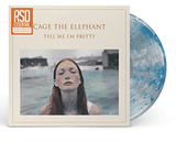 Cage The Elephant - Tell Me I'm Pretty (Custom Clear With White & Blue Smoky Swirls) - Good Records To Go