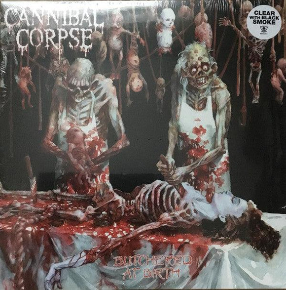 Cannibal Corpse - Butchered At Birth (Clear with Black Smoke Vinyl) - Good Records To Go