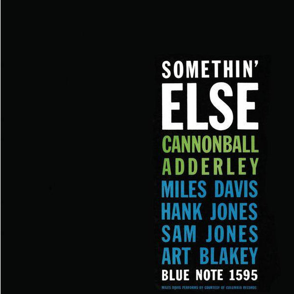 Cannonball Adderley, Miles Davis, Hank Jones, Sam Jones, Art Blakey - Somethin' Else - Good Records To Go