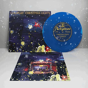 Coldplay - Christmas Lights 7" (Blue Colored Vinyl) - Good Records To Go