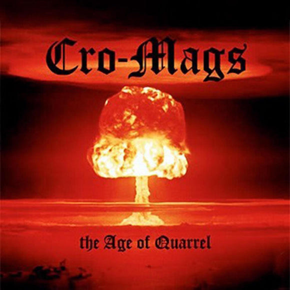 Cro-Mags - The Age of Quarrel )Rcord Store Day 2021 Red & Black Splatter 180g Vinyl) - Good Records To Go