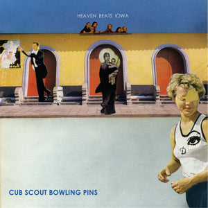 Cub Scout Bowling Pins - Heaven Beats Iowa (Blue Vinyl) 7" - Good Records To Go
