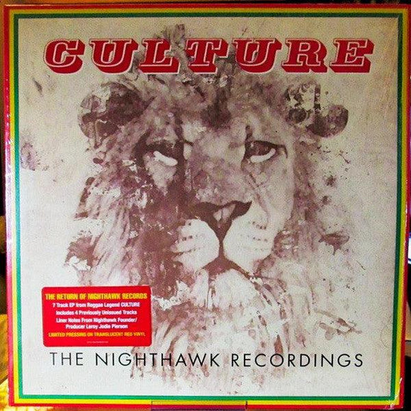 Culture - The Nighthawk Recordings - Good Records To Go