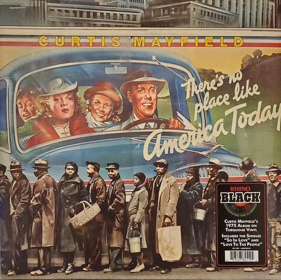 Curtis Mayfield - (There's No Place Like) America Today (Blue Vinyl) - Good Records To Go