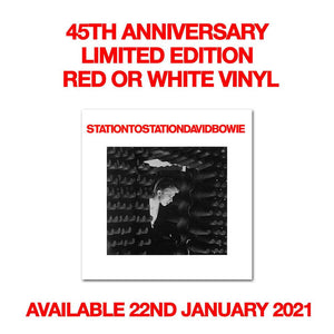David Bowie - Station To Station (2016 REMASTER/RANDOM RED & WHITE VINYL) - Good Records To Go